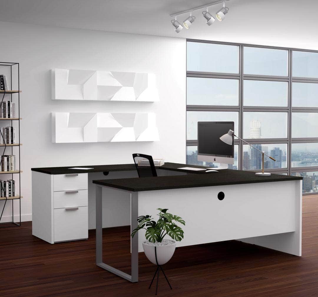 Modubox Pro Concept Plus U Shaped Desk with Pedestal, image 2
