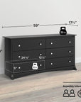 Modubox Sonoma 6 Drawer Dresser, image 9