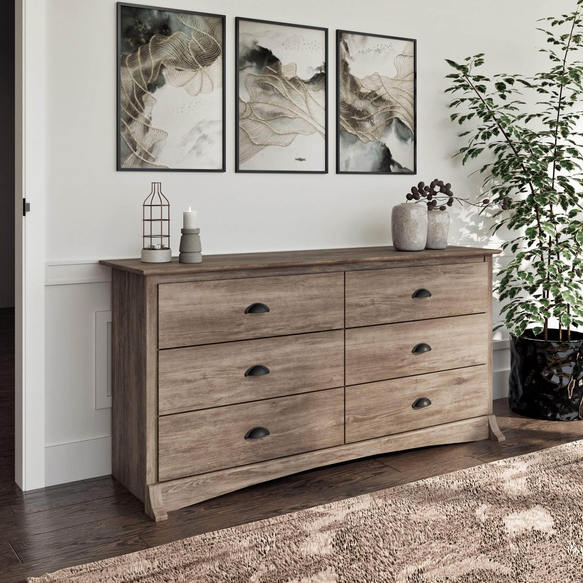 Modubox Sonoma 6 Drawer Dresser, image 22