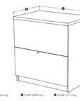 Modubox Universel Standard Lateral File Cabinet, image 6