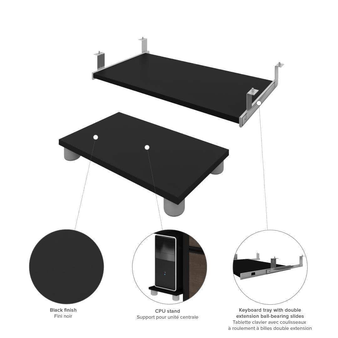 Modubox Connexion Keyboard Tray and CPU Stand, image 3