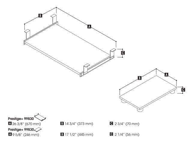 Modubox Prestige+ Keyboard Tray and CPU Stand, image 4