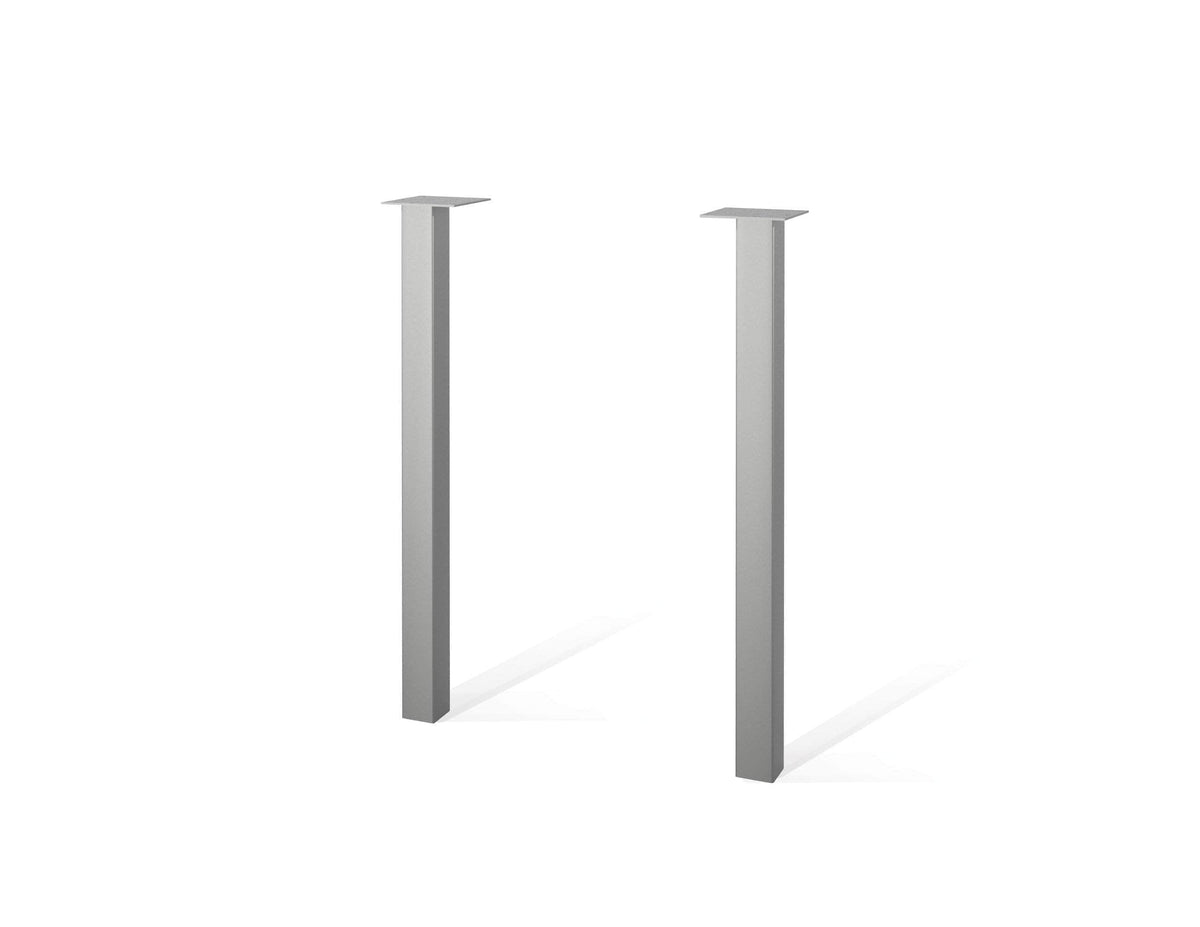 Modubox Contempo Set of 2 Metal Legs Silver, image 1