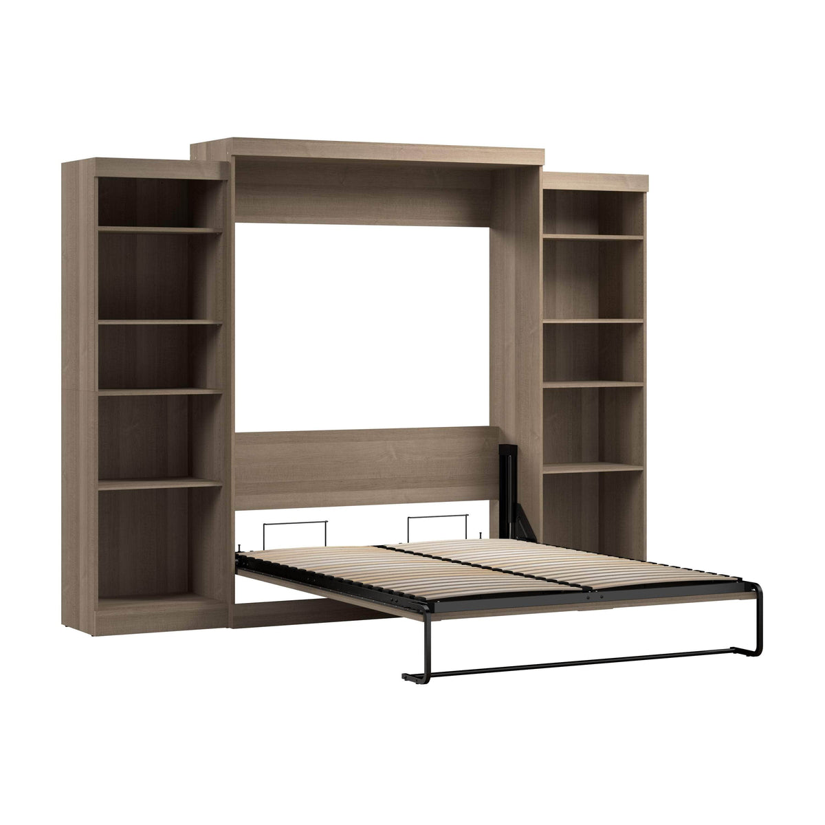 Modubox Pur Queen Murphy Wall Bed and 2 Storage Units (115W), image 69