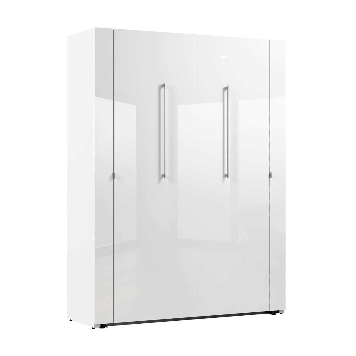 Modubox Avalon 61W Full Murphy Wall Bed in High Gloss White, image 3