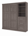 Modubox Pur Full Murphy Wall Bed and 1 Storage Unit with Drawers (84”), image 10