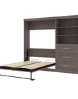 Modubox Pur Full Murphy Wall Bed and Storage Unit with Drawers (95W), image 3