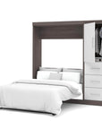 Modubox Nebula Full Murphy Wall Bed and Storage Unit with Drawers (84W), image 12