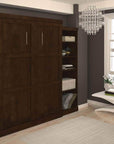 Modubox Pur 90" Queen Size Murphy Wall Bed with Storage Unit, image 2