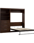 Modubox Pur Full Murphy Wall Bed and Storage Unit with Drawers (95W), image 11