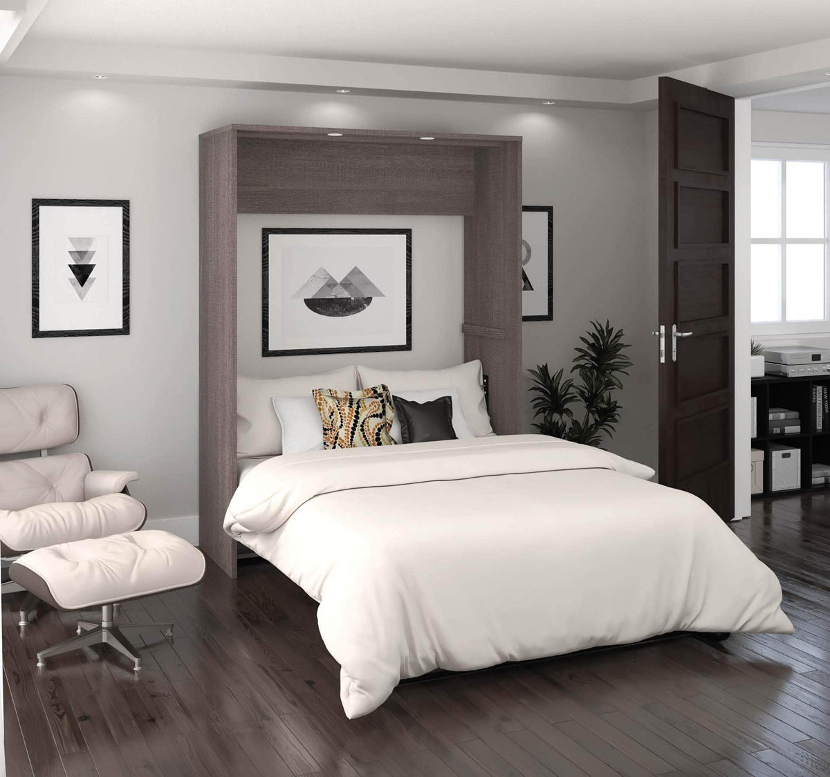 Modubox Cielo 59W Full Murphy Wall Bed, image 17