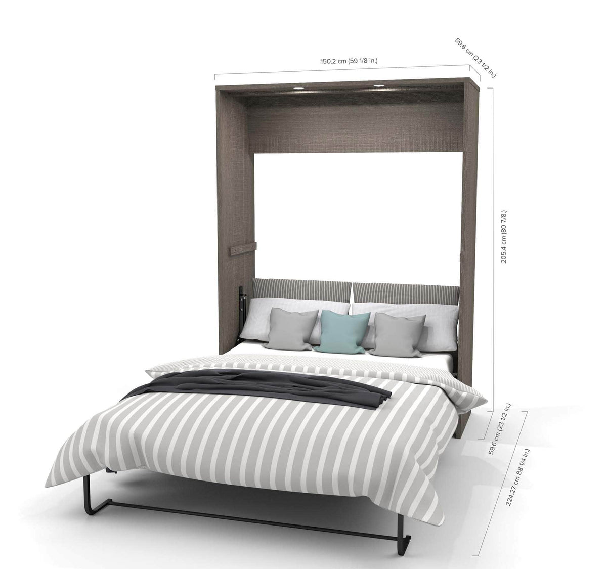 Modubox Cielo 59W Full Murphy Wall Bed, image 20