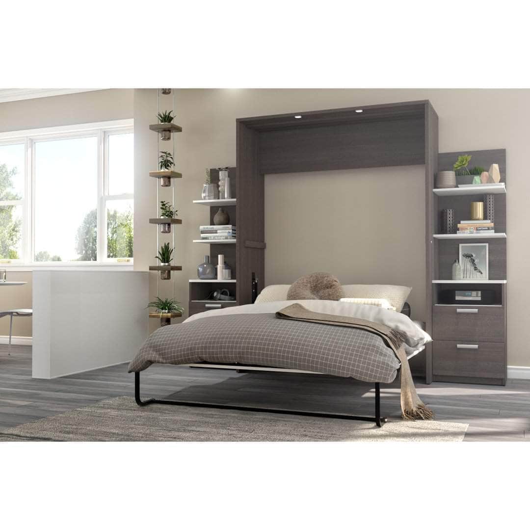 Modubox Cielo Full Murphy Wall Bed with Storage (98W), image 17