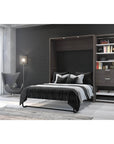 Modubox Cielo Full Murphy Wall Bed with Storage Cabinet (89W), image 9