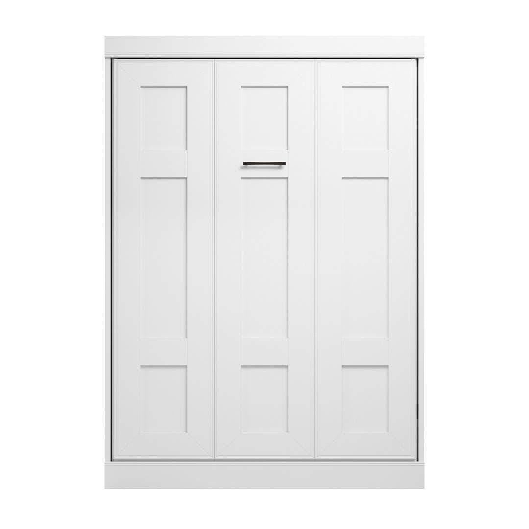 Modubox Edge Full Murphy Wall Bed (60") in White, image 3