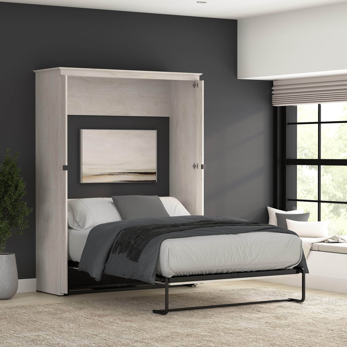 Modubox Key West 63W Full Murphy Wall Bed, image 1