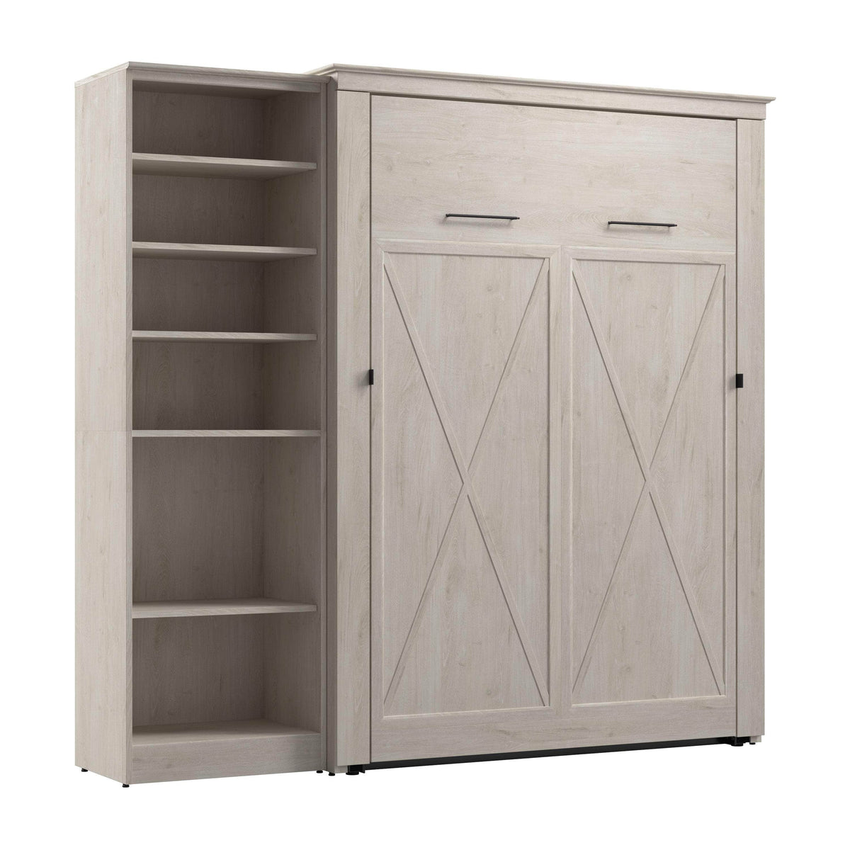 Modubox Key West 87W Full Murphy Wall Bed with Closet Organizer, image 3