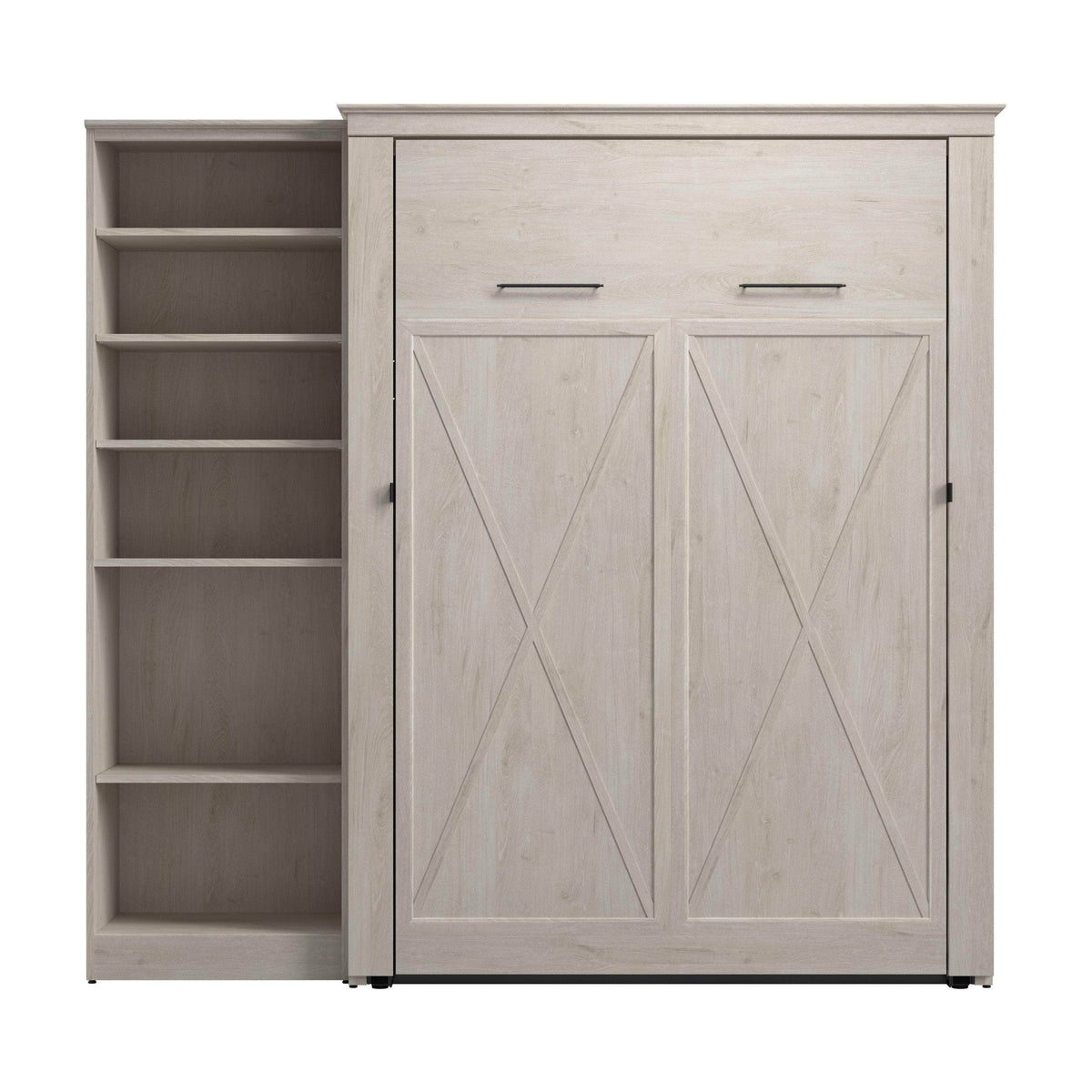 Modubox Key West 87W Full Murphy Wall Bed with Closet Organizer, image 4