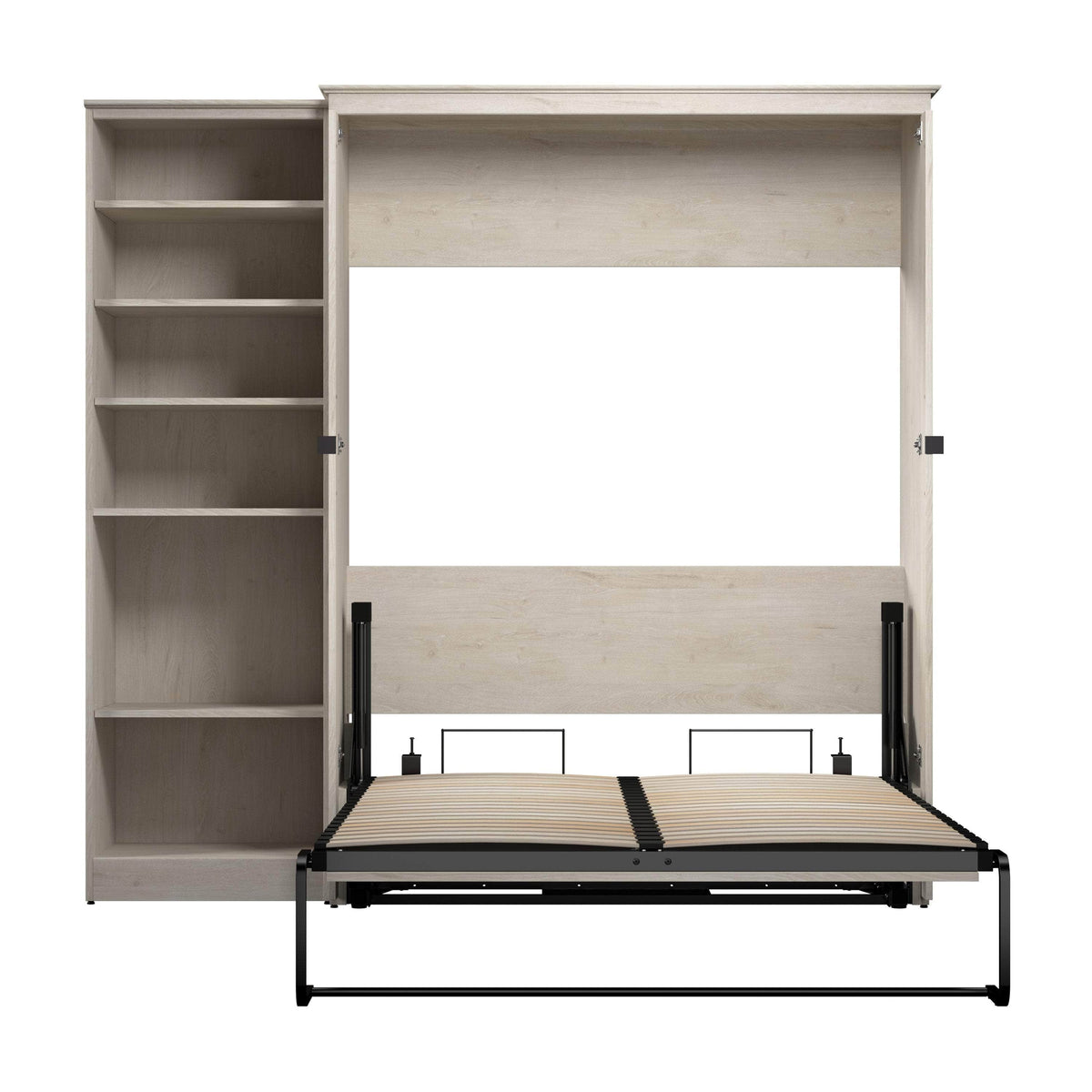 Modubox Key West 87W Full Murphy Wall Bed with Closet Organizer, image 6