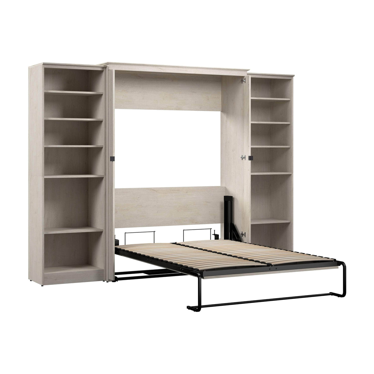 Modubox Key West 111W Full Murphy Wall Bed with Closet Organizers, image 5