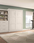 Modubox Pur 101" Queen Size Murphy Wall Bed with Storage Unit, image 46