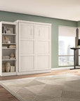 Modubox Pur 90" Queen Size Murphy Wall Bed with Storage Unit, image 48