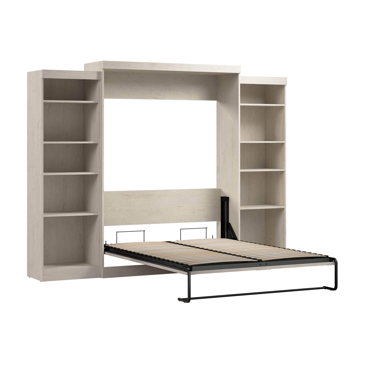 Modubox Pur Queen Murphy Wall Bed and 2 Storage Units (115W), image 59