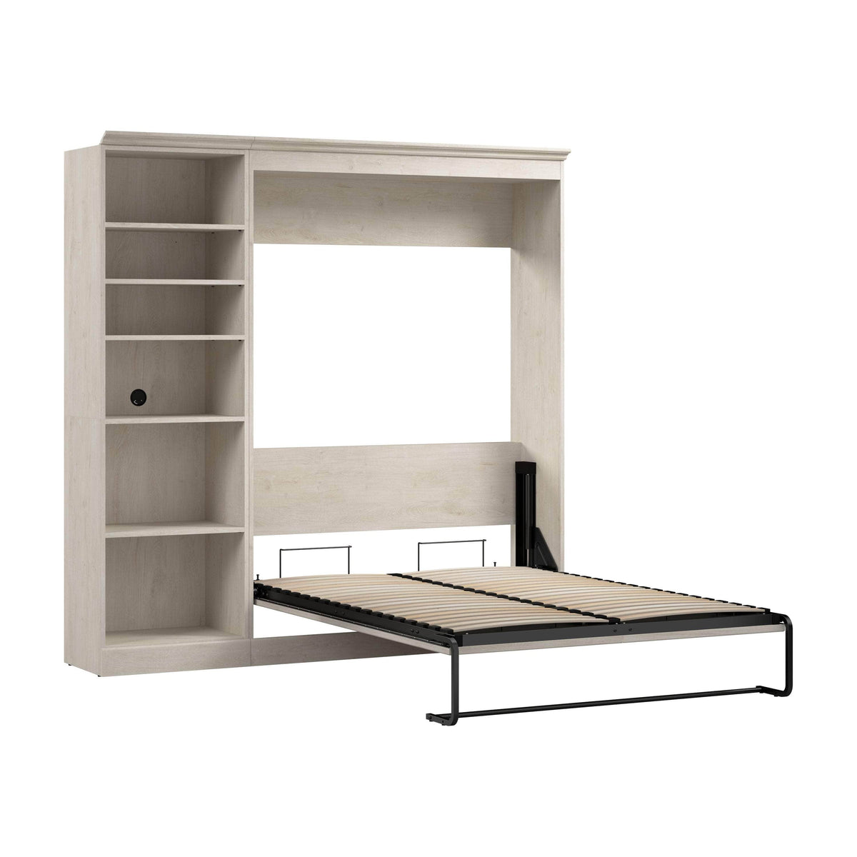 Modubox Versatile Full Murphy Wall Bed and 1 Storage Unit, image 24
