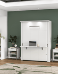 Modubox Lumina Full Murphy Wall Bed with Desk, image 12