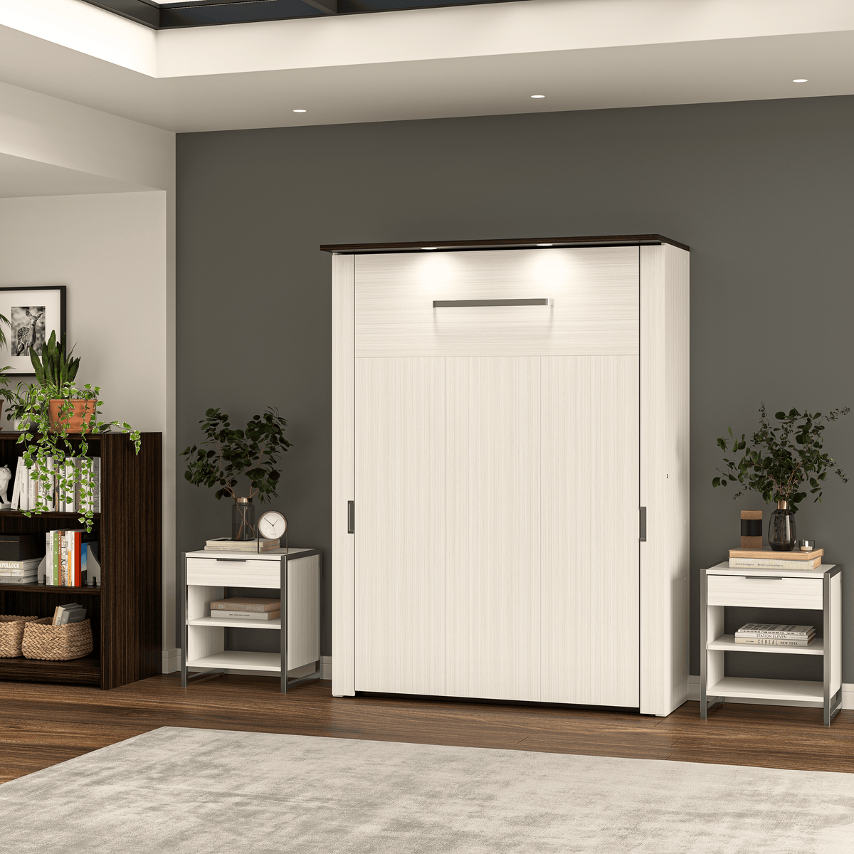 Modubox Lumina Full Size Wall Murphy Bed, image 8