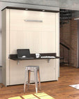 Modubox Lumina Queen Murphy Bed with Desk, image 1