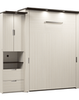 Modubox Lumina Queen Murphy Wall Bed and 1 Storage Unit (89”), image 13