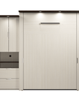 Modubox Lumina Queen Murphy Wall Bed and 1 Storage Unit (89”), image 12