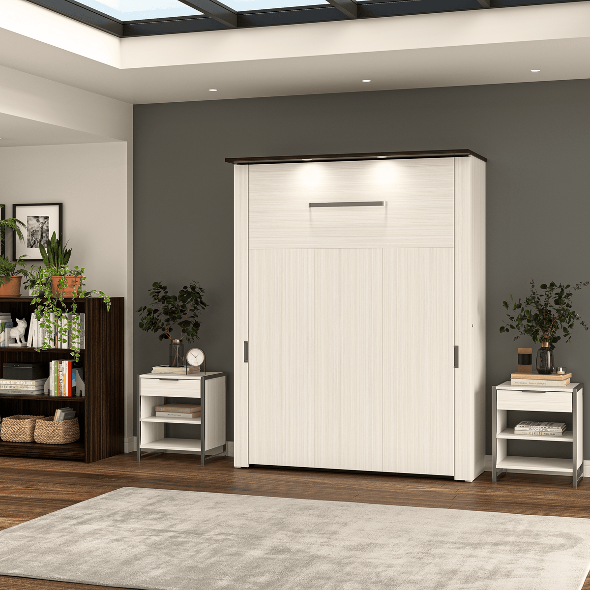 Modubox Lumina Queen Size Wall Murphy Bed, image 5