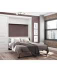 Modubox Nebula Full Murphy Wall Bed and Storage Unit with Drawers (84W), image 1