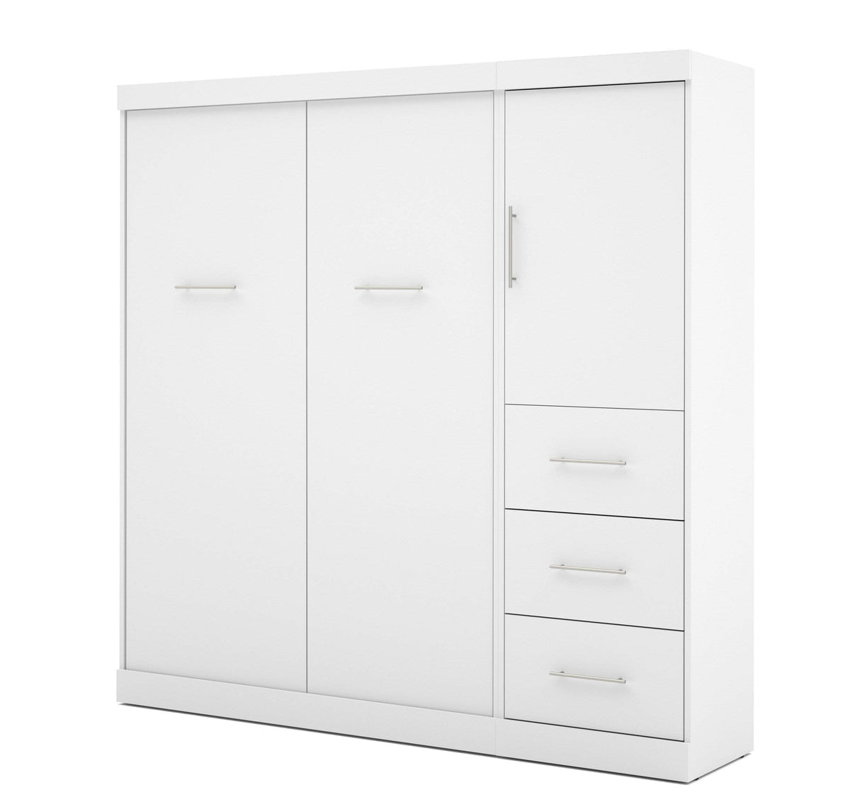 Modubox Nebula Full Murphy Wall Bed and Storage Unit with Drawers (84W), image 3