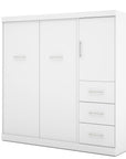 Modubox Nebula Full Murphy Wall Bed and Storage Unit with Drawers (84W), image 3