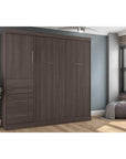 Modubox Nebula Full Murphy Wall Bed and Storage Unit with Drawers (84W), image 7
