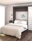 Modubox Nebula Full Murphy Wall Bed and Storage Unit with Drawers (84W), image 9