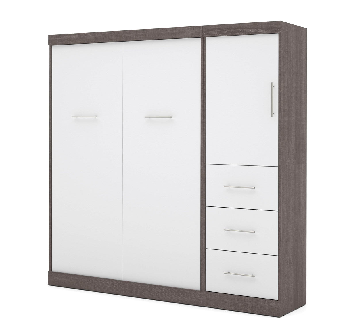 Modubox Nebula Full Murphy Wall Bed and Storage Unit with Drawers (84W), image 11