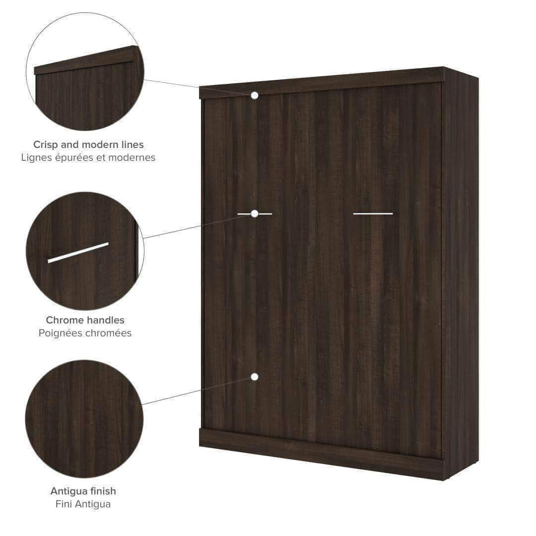Modubox Nebula Queen Size Murphy Wall Pull Down Bed, image 6