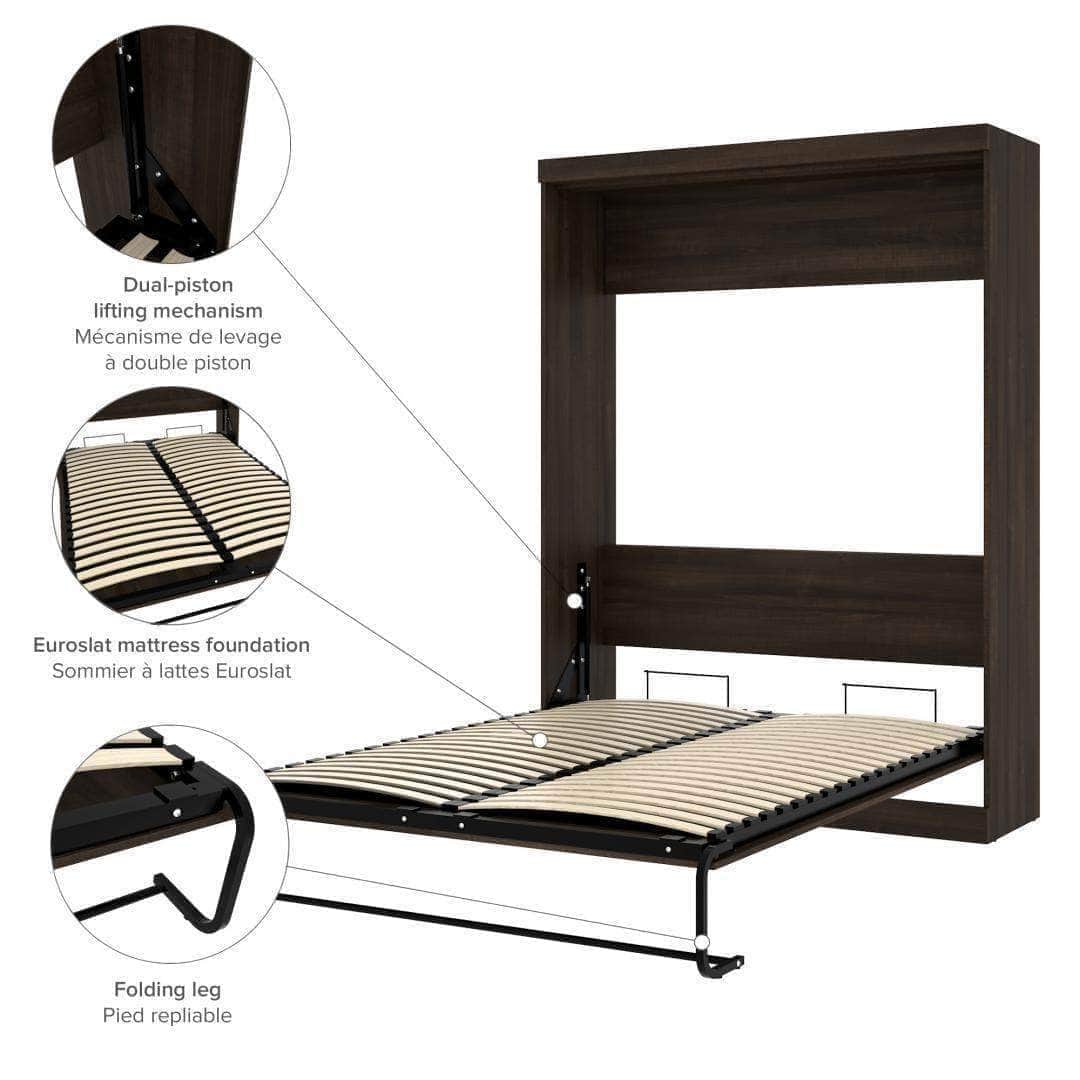 Modubox Nebula Queen Size Murphy Wall Pull Down Bed, image 7