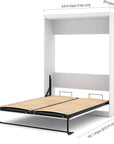 Modubox Nebula Queen Size Murphy Wall Pull Down Bed, image 8