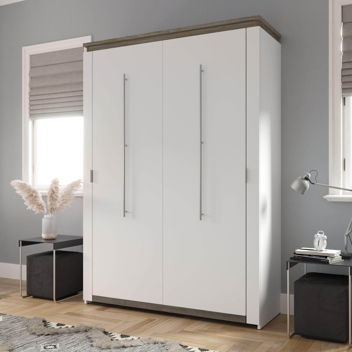 Modubox Orion 57"W Full Murphy Wall Bed, image 1