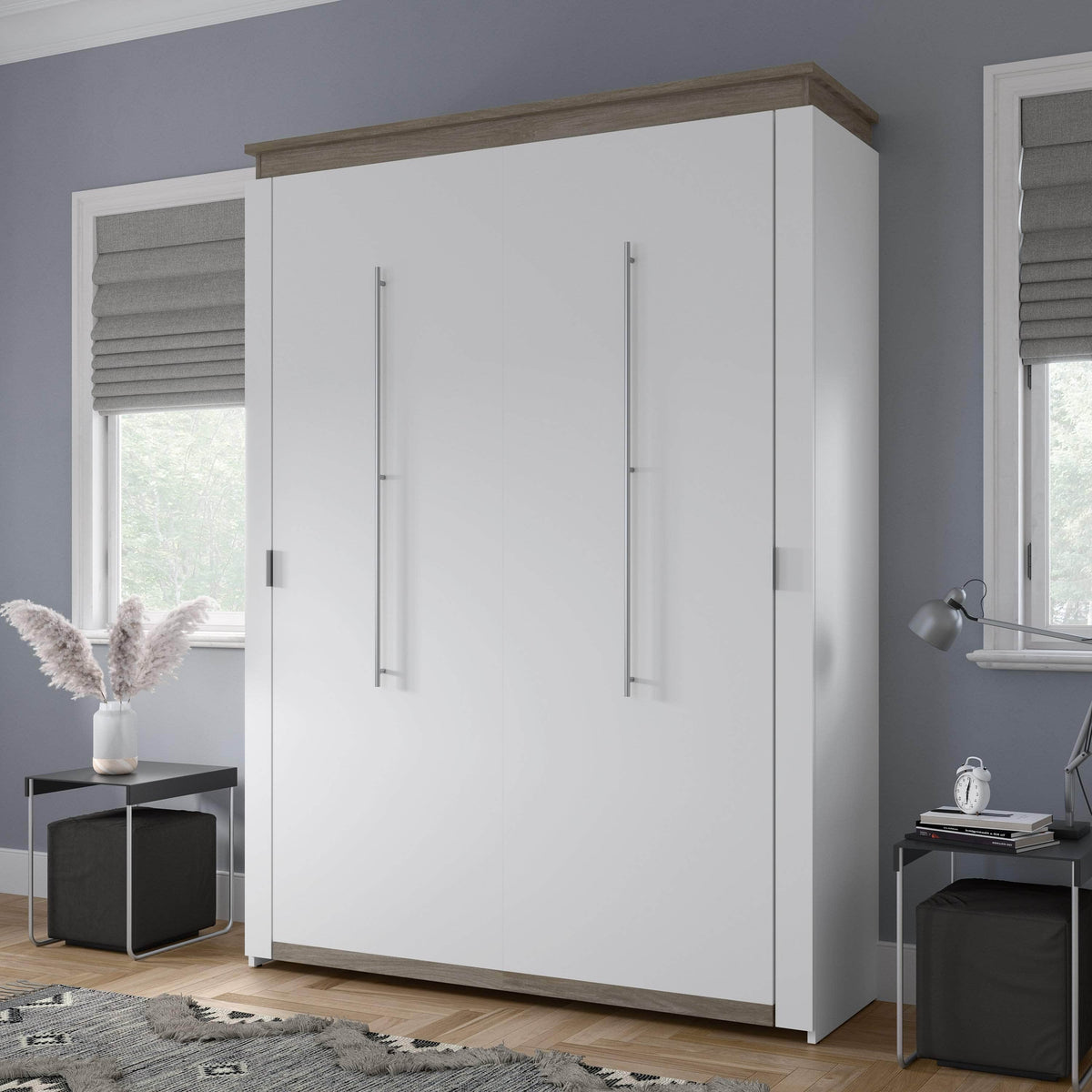 Modubox Orion 65"W Queen Murphy Wall Bed, image 1