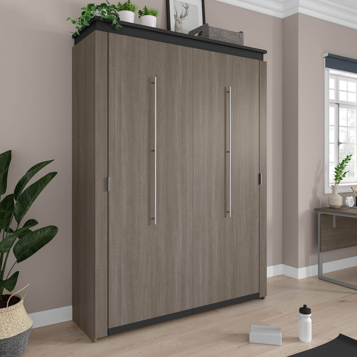 Modubox Orion 65"W Queen Murphy Wall Bed, image 12