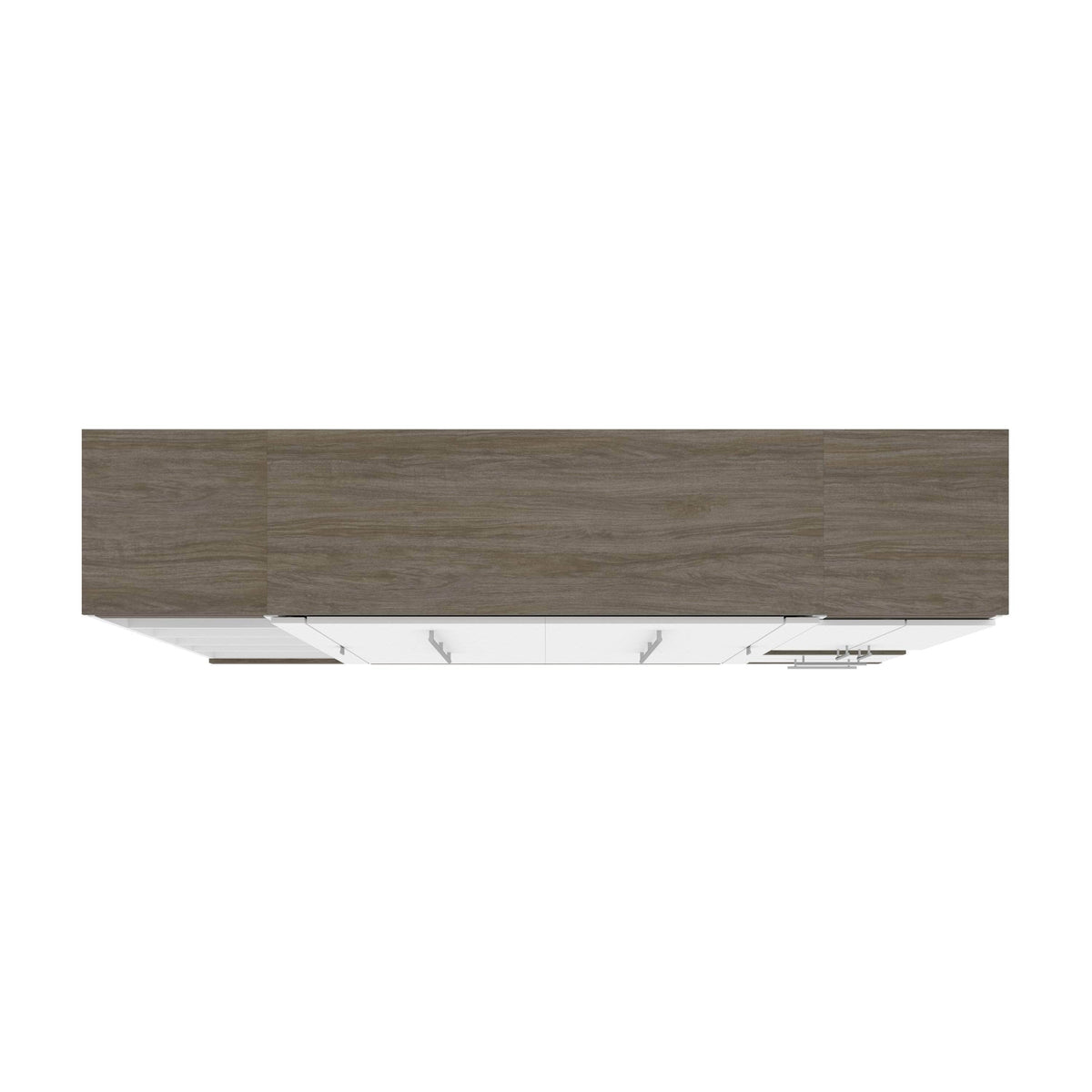 Modubox Orion 98"W Full Murphy Wall Bed with Narrow Storage Solutions, image 6