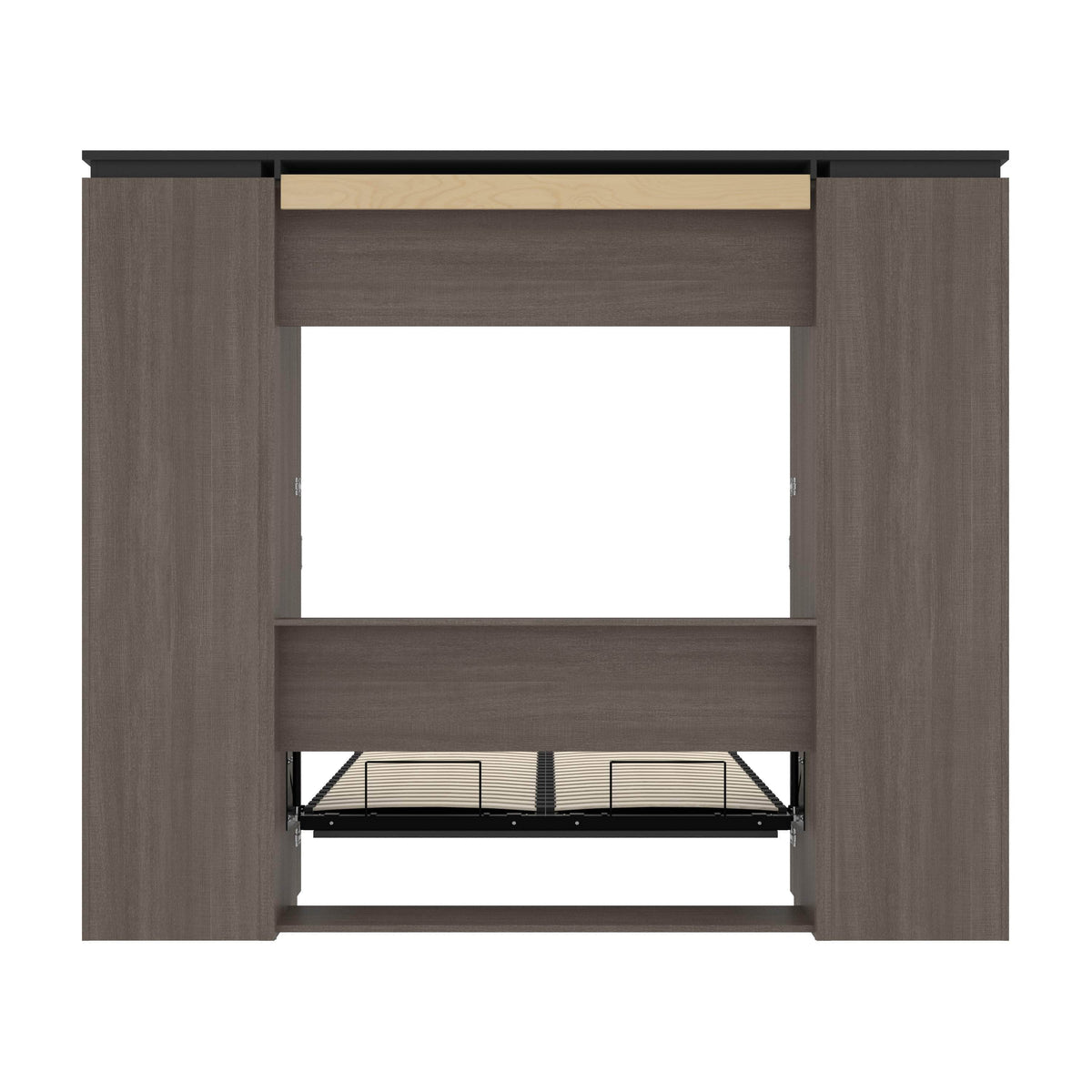 Modubox Orion 98"W Full Murphy Wall Bed with Narrow Storage Solutions, image 26