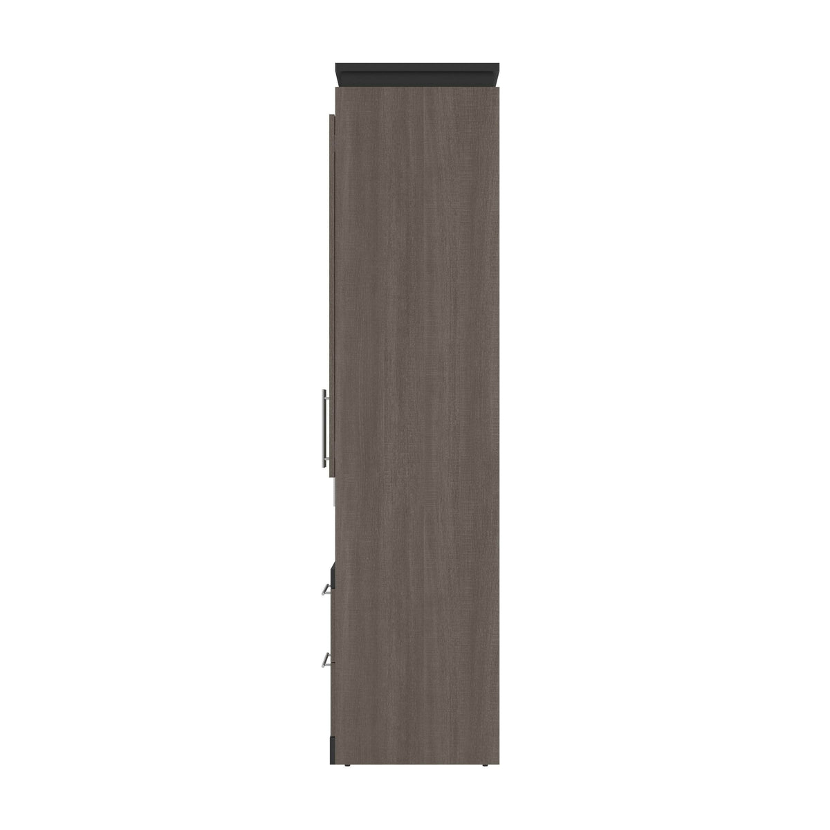 Modubox Orion 98"W Full Murphy Wall Bed with Narrow Storage Solutions, image 17