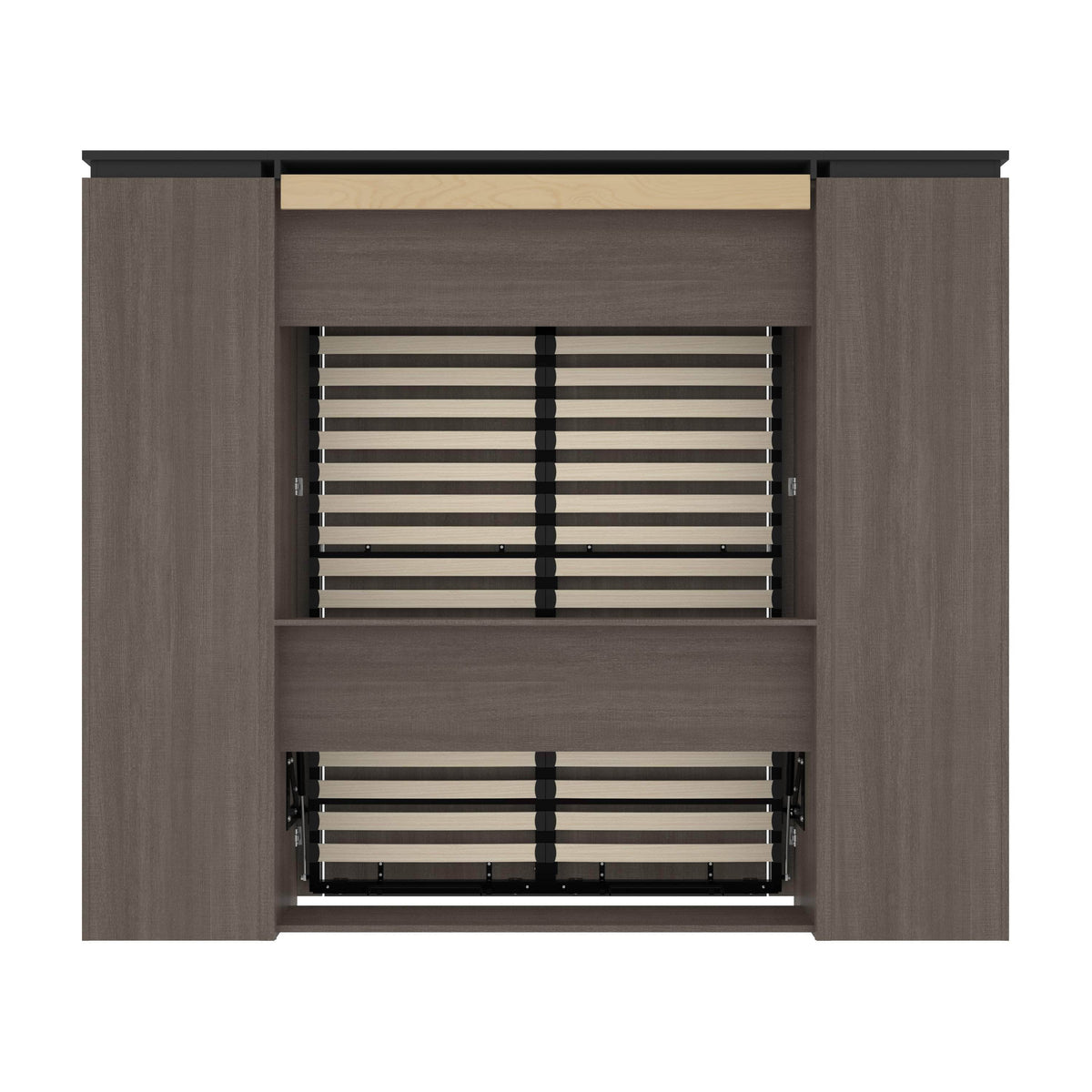 Modubox Orion 98"W Full Murphy Wall Bed with Narrow Storage Solutions, image 19